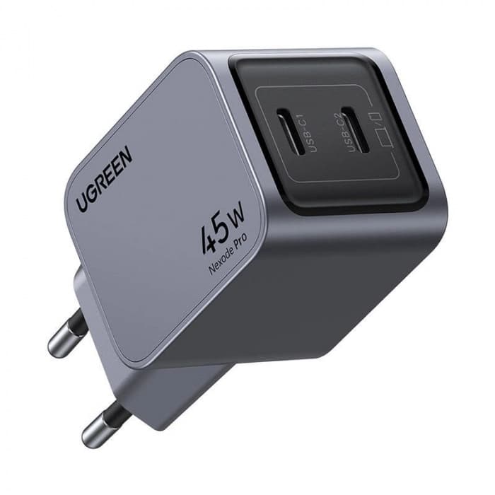 UGREEN Nexode Pro 45W Charger EU (35008) 220V to two USB-C 45Wt GaN Charger