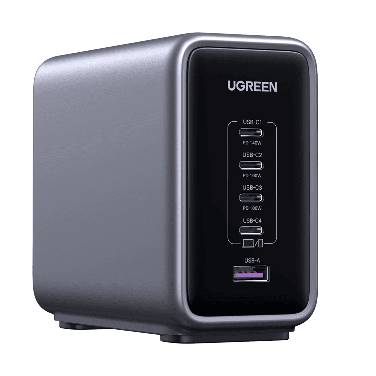 UGREEN Nexode Gan 300W Charger EU (90903B) 220V to 4 USB-C and one USB-A 5V 300Wt PD3.1 Charger