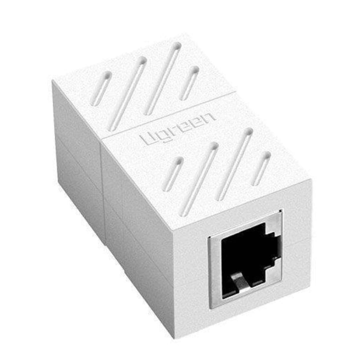UGREEN RJ45 Network LAN Coupler Female to Female 1pcs (White) 20311
