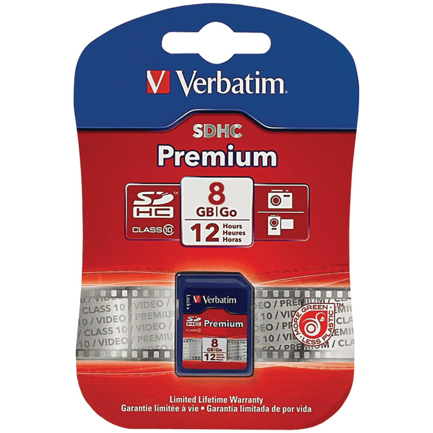 Verbatim SD Card 8GB Class 10 SDHC High Speed