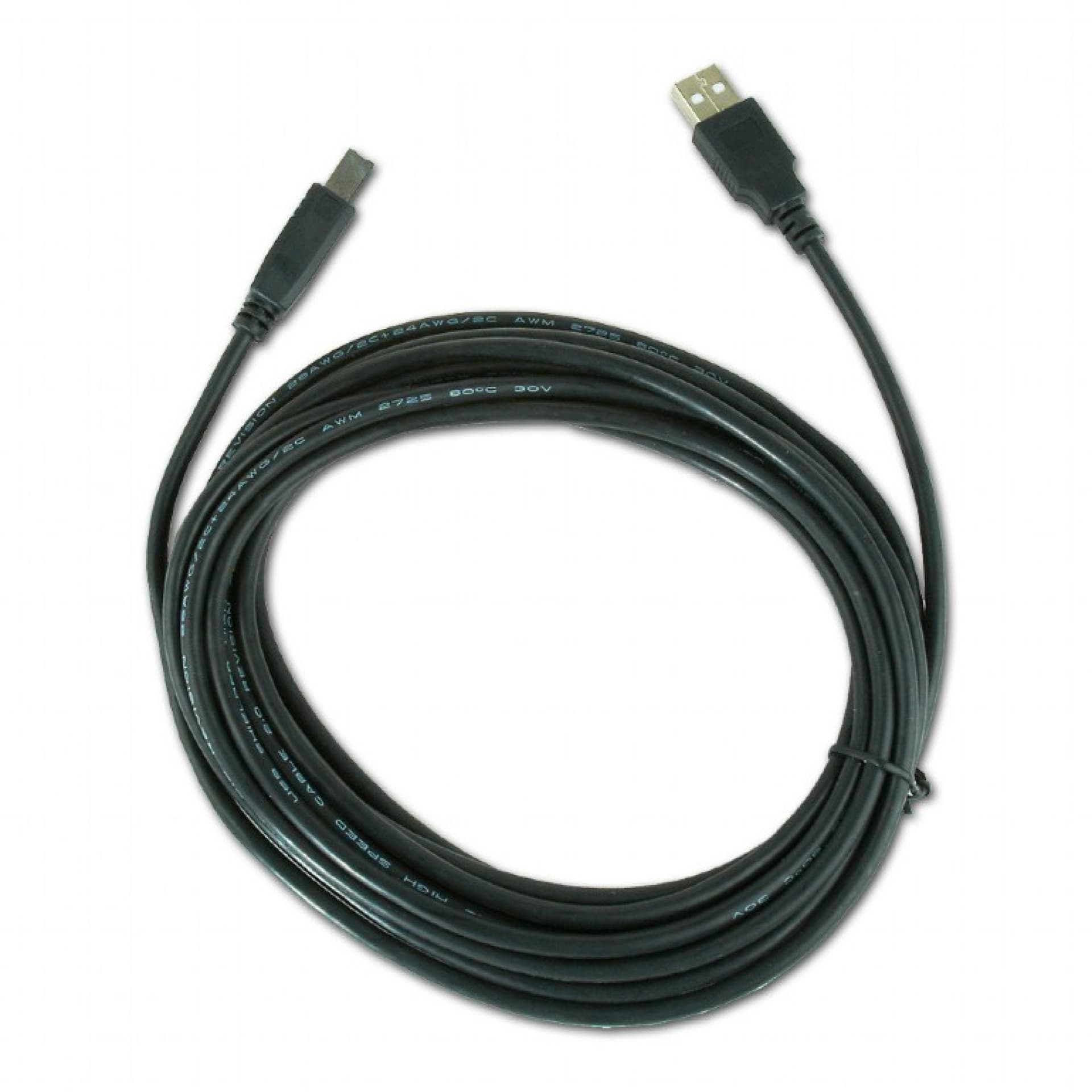 Gembird CCP-USB2-AMBM-15 USB 2.0 AM-BM FERRITE BLACK 4.5M printer cable