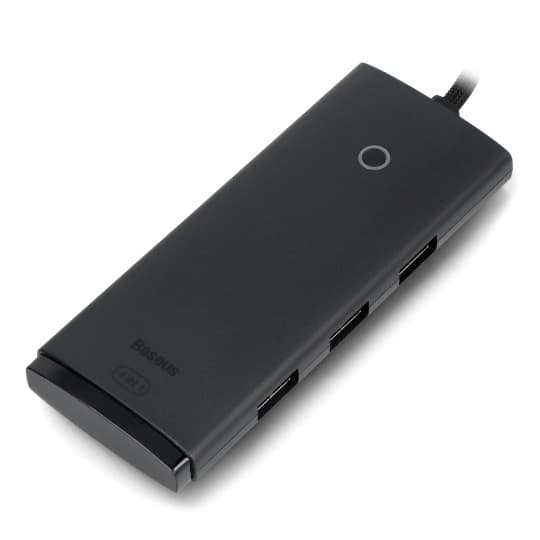Baseus Lite Series 4-Port USB-A HUB Adapter 1m Black (WKQX030101)