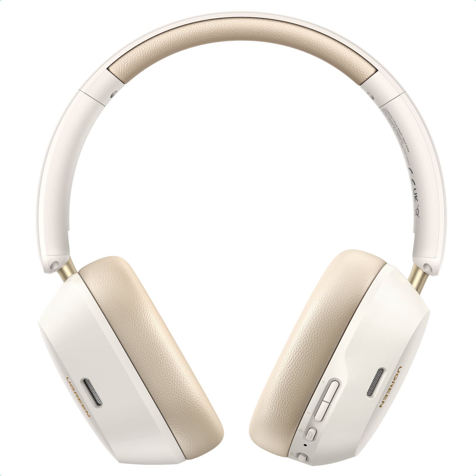 UGREEN HiTune MAX 5C Bluetooth Headphones (Over-Ear, Noise-Canceling, Hi-Res) (35758) white