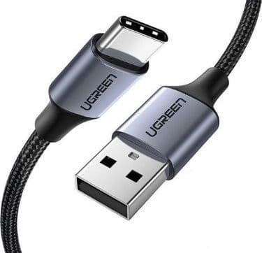 UGREEN USB 2.0 Type A - USB-C Nickel Plating Aluminium Braided Cable 1.5m (60127)
