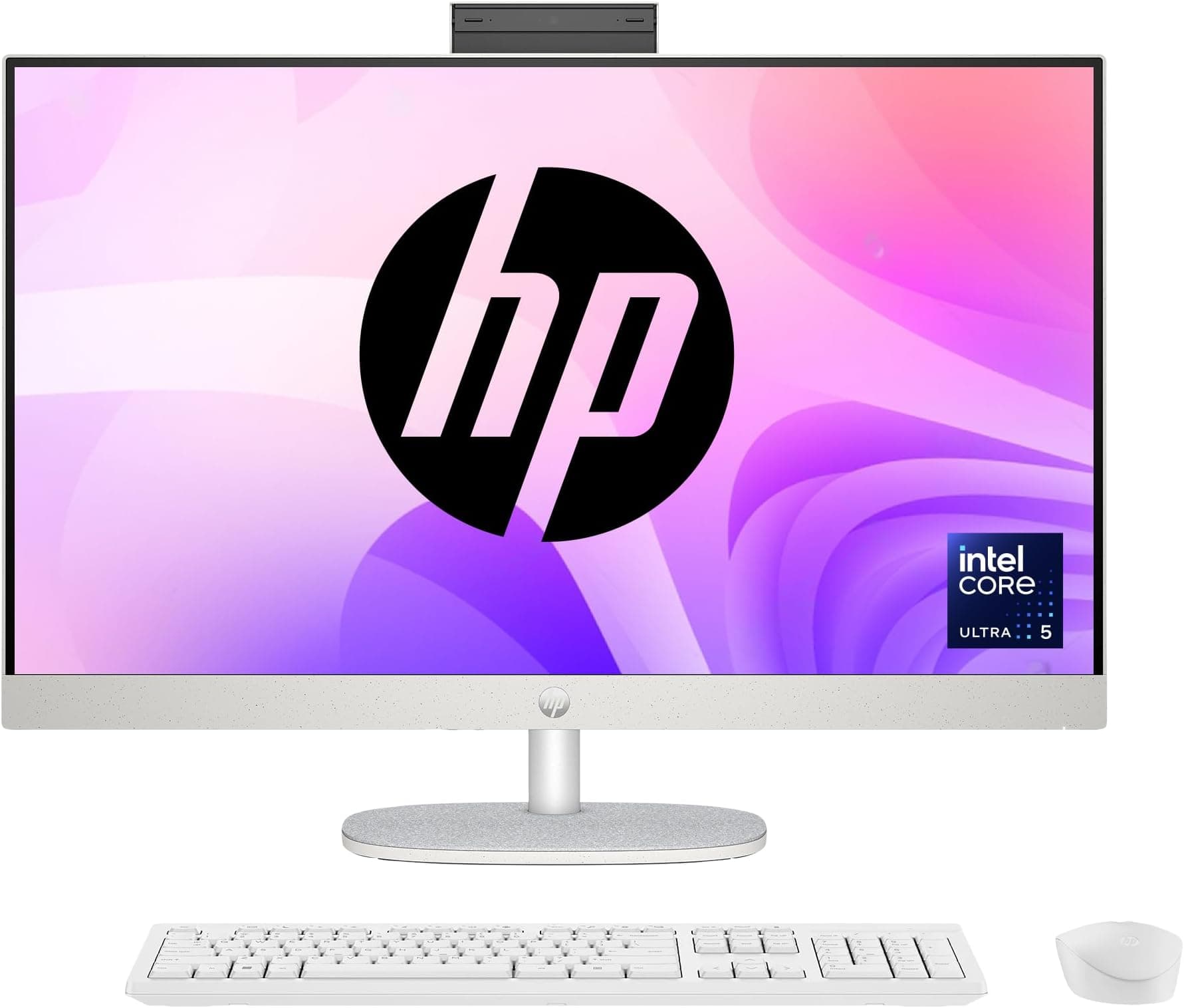 HP All in One 27-cr0058ci Ultra5-225U, 16Gb, 1Tb, Full HD 24" shell white (C8J2E3EA)