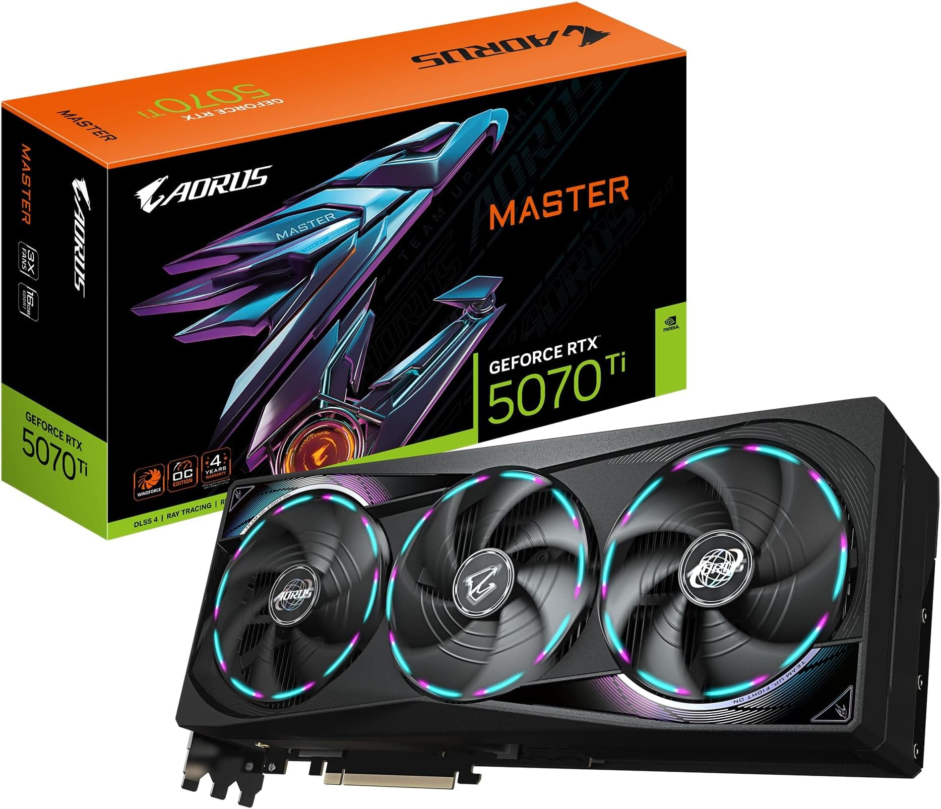 Gigabyte RTX5080 MASTER ICE 16GB GDDR7 256bit 3xDP HDMI