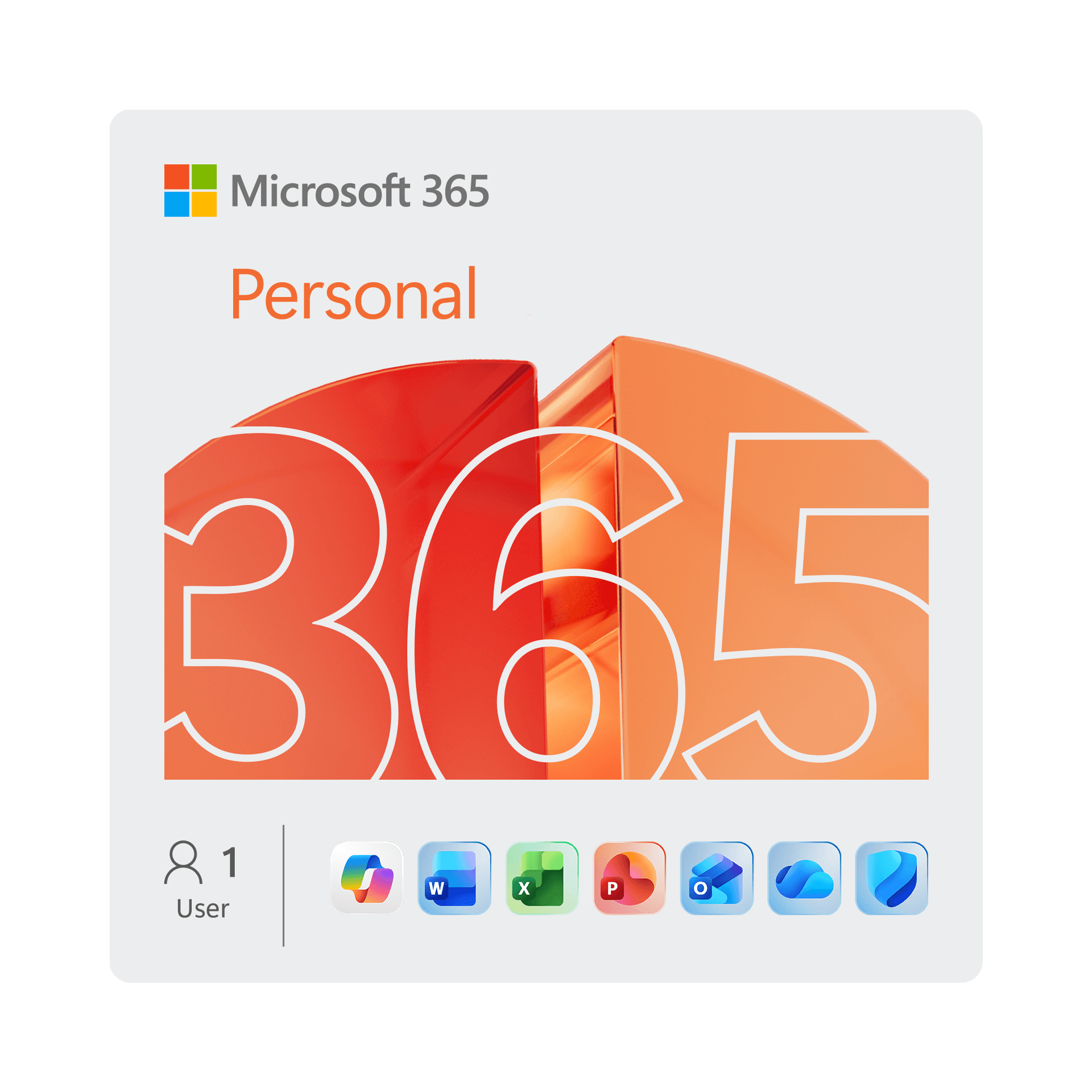 Microsoft 365 Personal 32/64 AllLngSub PKLic 1YR Online CEE C2R NR(QQ2-00004) 1-Desktop 365 day license, Word, Excel, PowerPoint, OneNote, Outlook, Access (only for PC), Publisher (only for PC), Win10/11, MacOS, Android
