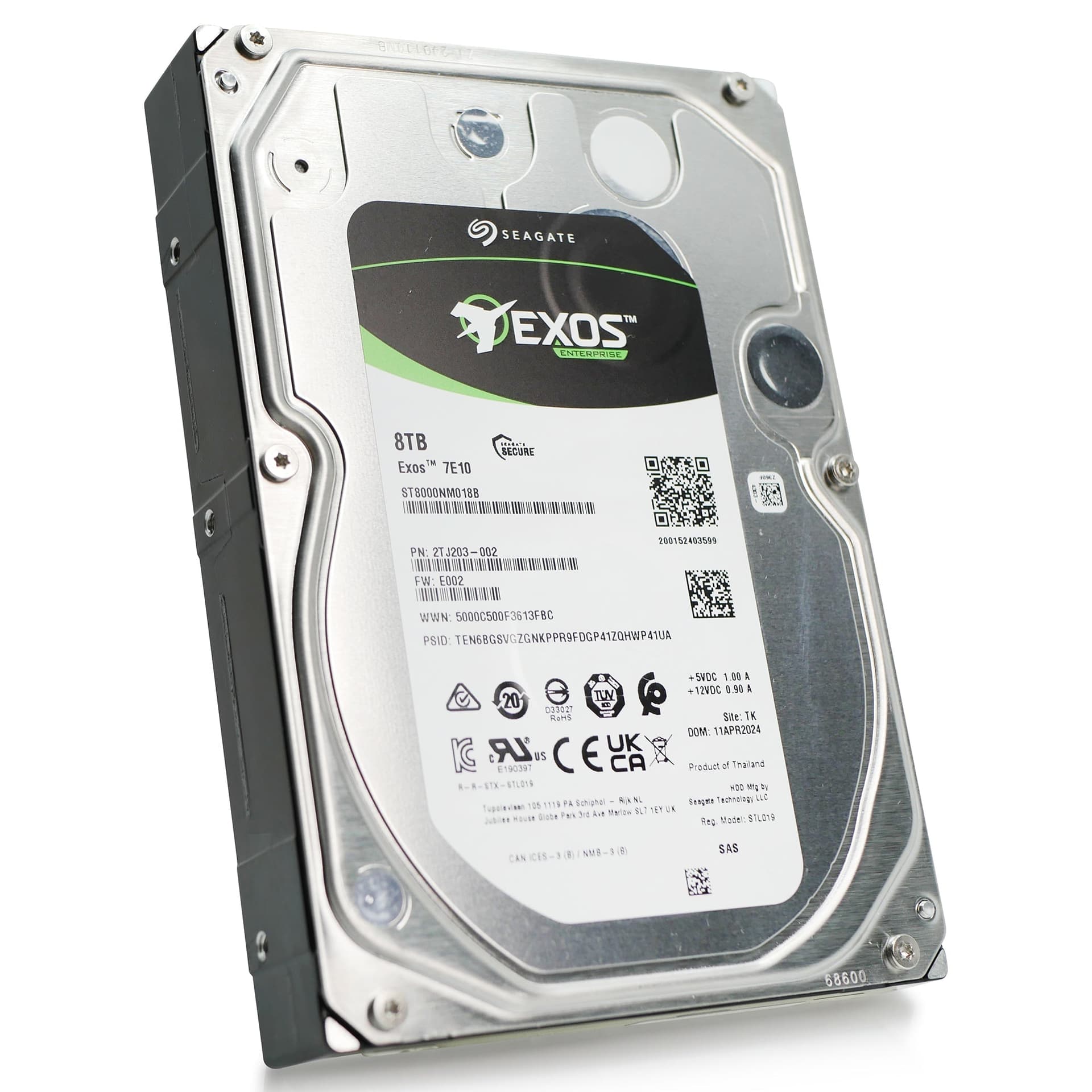 Seagate Exos 7E10 Enterprice HDD 8TB (ST8000NM018B)