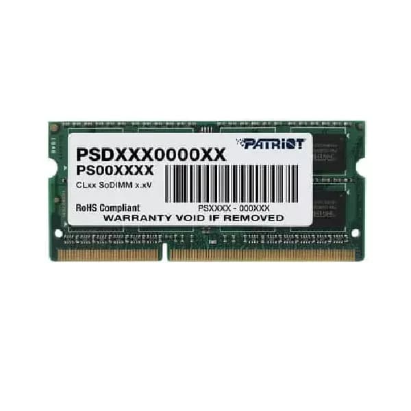 Patriot 4Gb DDR3 PSD34G16002S DDR3 4Gb 1600 MT/s 204pin