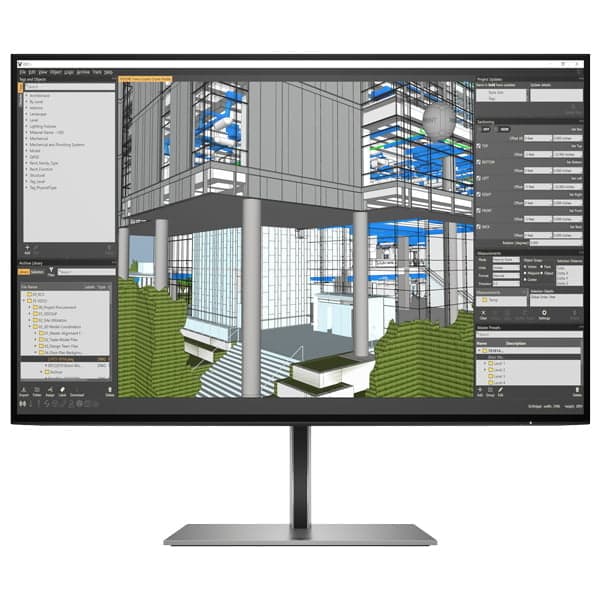 HP Z24n G3 (1C4Z5AA) 24" 5ms Full HD+ IPS WLED IPS Pro series monitor, 90° rotate USB 3.0 HUB, HDR 400 certified