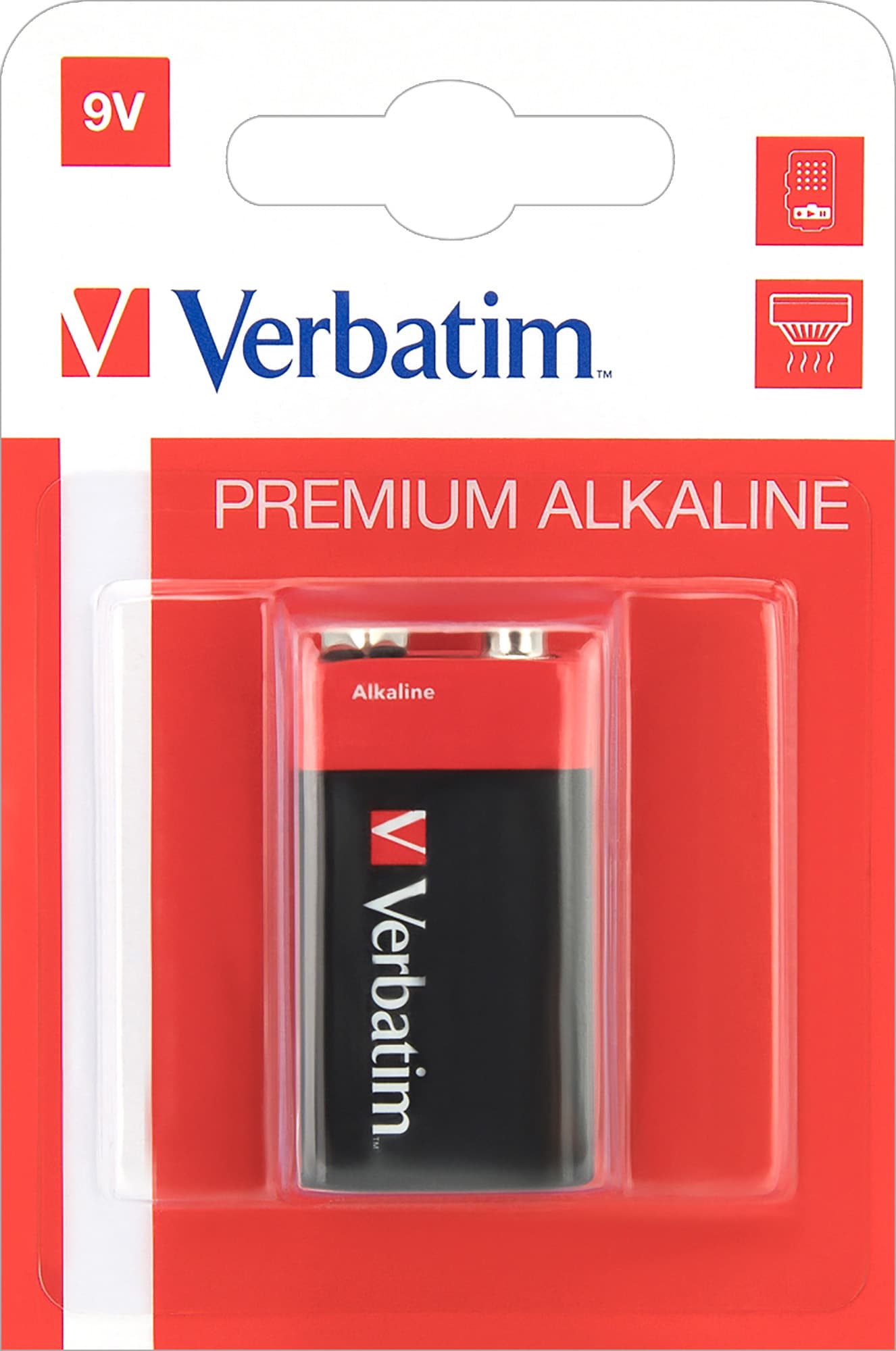 Verbatim 9V Lithium Battery 9V Crona Battery