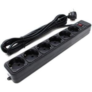 Gembird SPG6B-6PPB network filter 6 sockets 1.8m (վարդակ)
