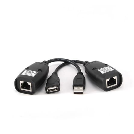 Gembird Active USB 2.0 AM - AF Extension adapter by LAN Cable up to 30m (UAE-30M)