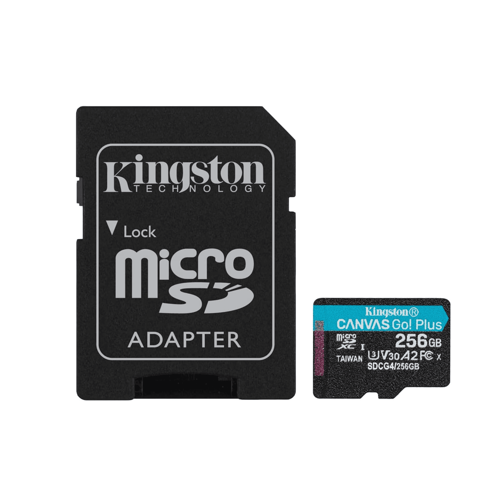 Kingston SDCG4 256Gb (U3, UHS-I, V30, A2) MicroSD/XC High Speed