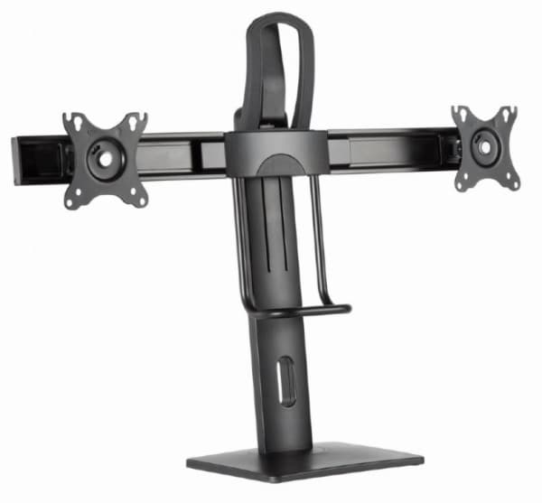 Gembird MS-D2-01 two monitors VESA Arm stand Swivel, Tilt and Rotation