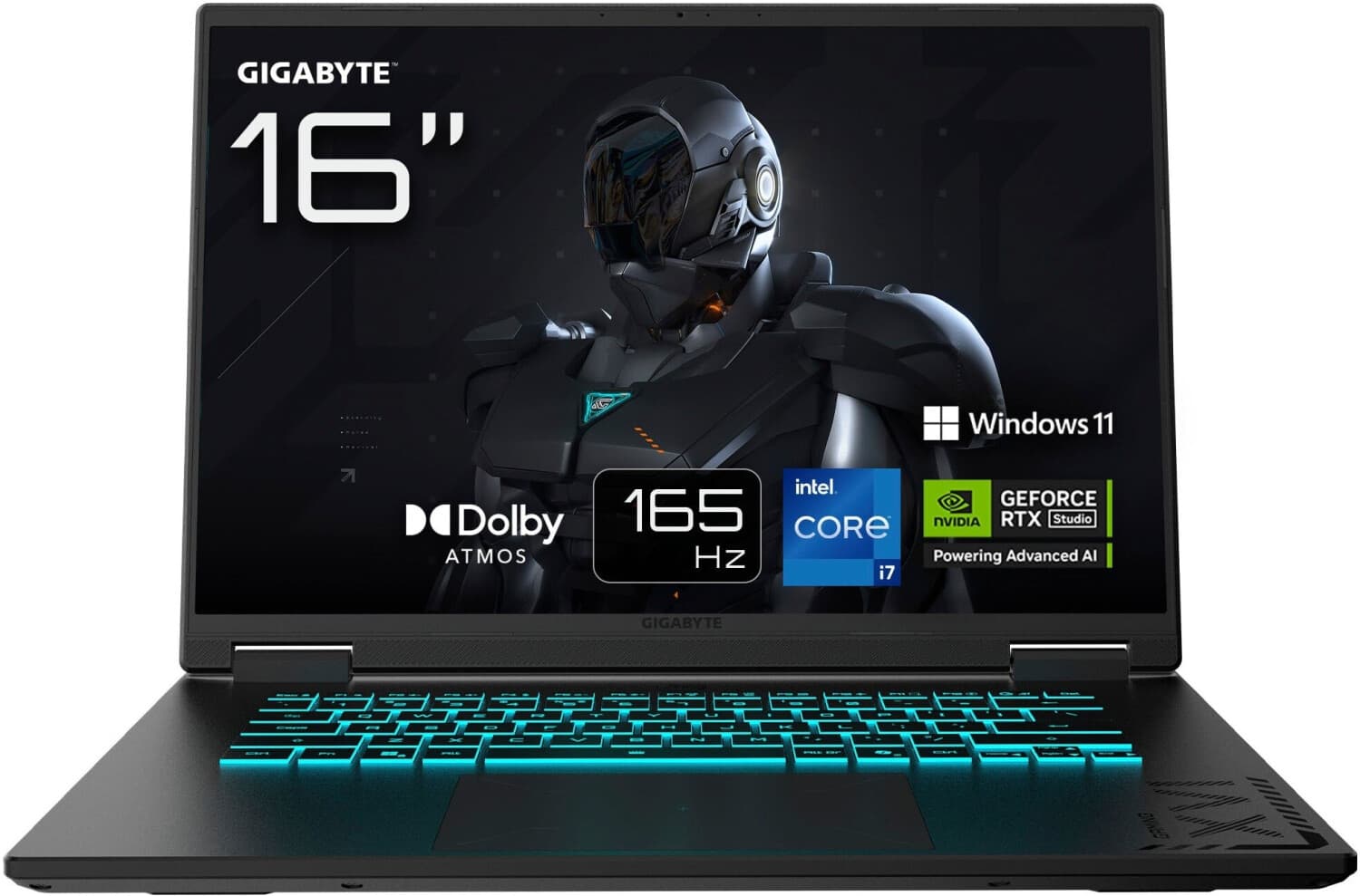 Gigabyte Gaming A16 Pro GA6DH (DYHG5KZCC4SD) 16" IPS WUXGA 2560x1600 165Hz, Intel Core 7 240H, 32Gb, 1Tb, RTX5080 16Gb, Black