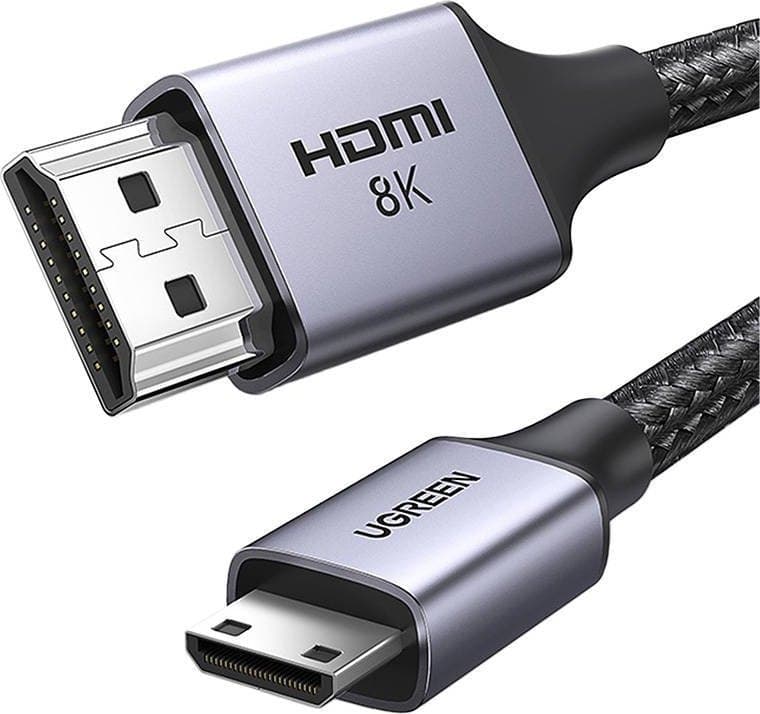 UGreen Mini HDMI to HDMI 8K60Hz Cable 1m (15514)