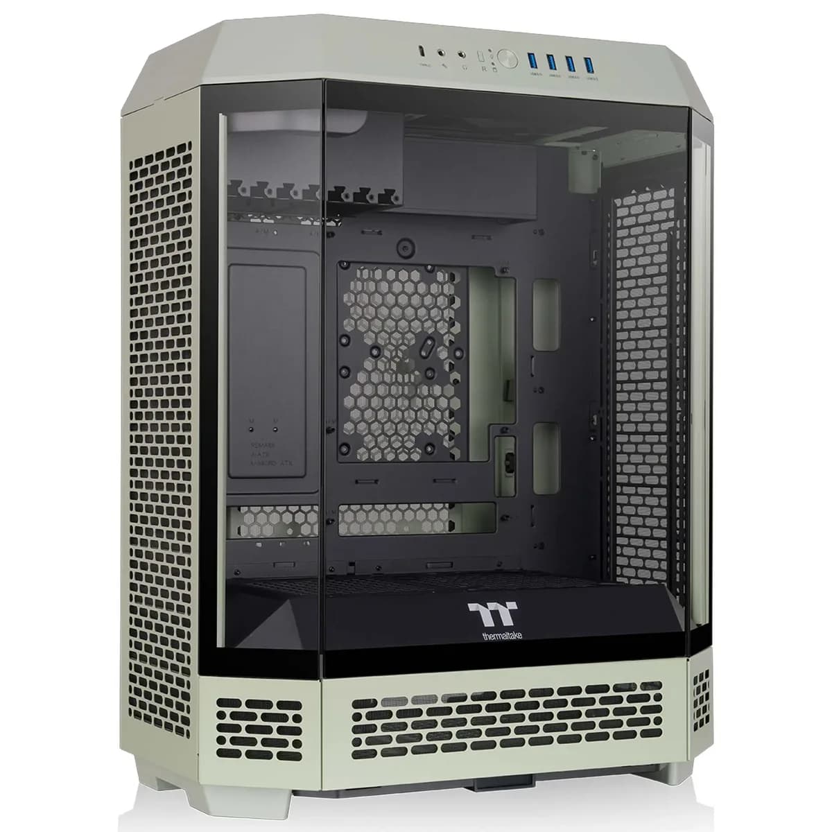 Thermaltake Tower 600 Matcha Green Mid Tower Chassis (CA-1Z1-00MEWN-00) Big Gaming Case