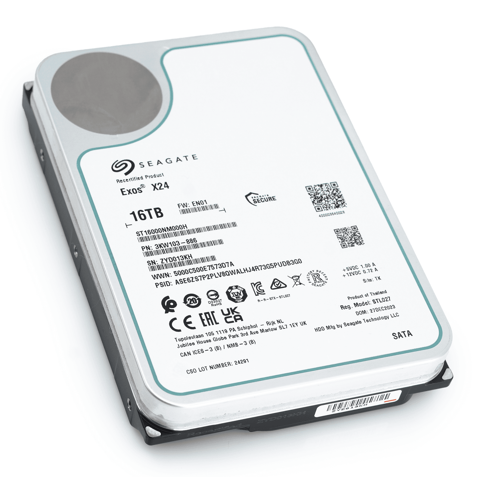 Seagate Exos X24 ST16000NM000H 16TB