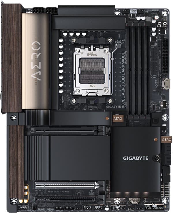 Gigabyte X870E AERO X3D DARK WOOD