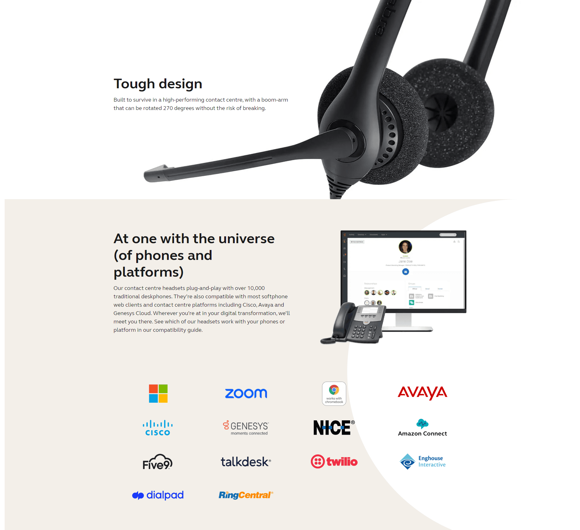Jabra BIZ 1500 Duo QD, NC, EMEA