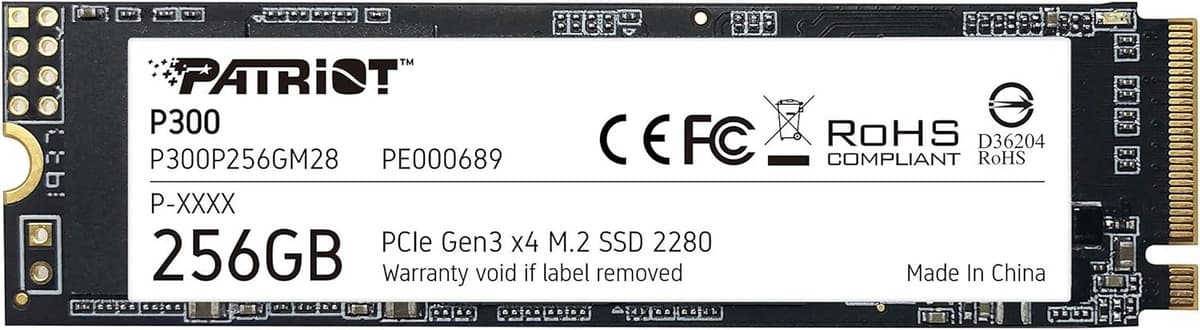 Patriot P300 256GB M.2 NVMe (P300P256GM28)