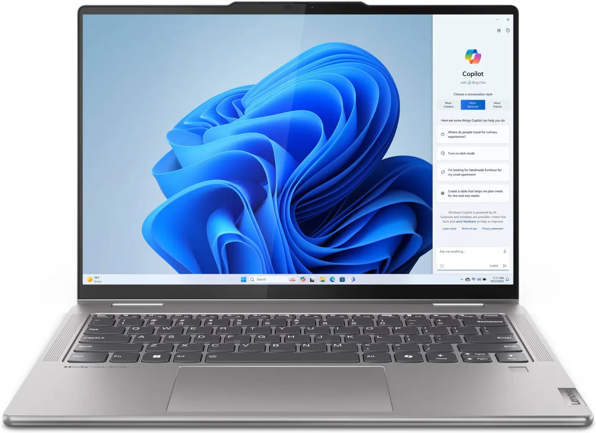 Lenovo Yoga Yoga 7 2-in-1 14AHP9 (83JQ003GRK) 14" WUXGA OLED 400nits, Ultra 5 226V, 16Gb DDR5, 512Gb SSD, Dos, Backlit kb, Luna Grey