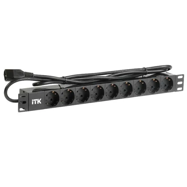 ITK PH22-9D2-P rack mount PDU 9 sockets 1U