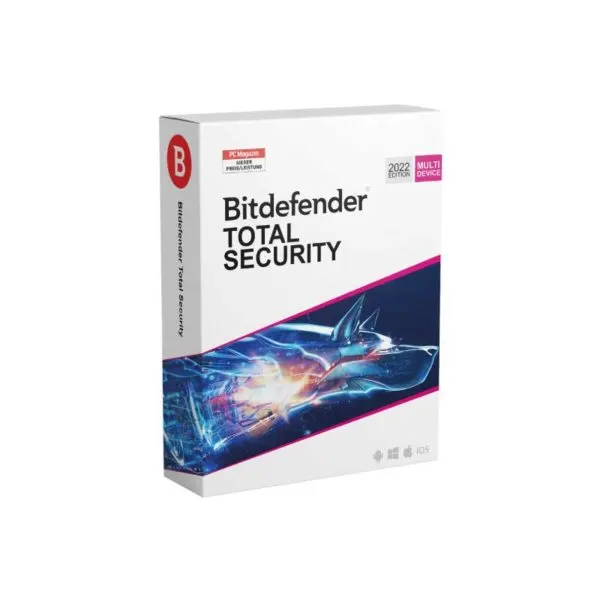 Bit Defender Total Security 1-Desktop, 1 year Base Antivirus + Firewall