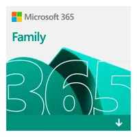 Microsoft 365 Family 32/64 AllLngSub PKLic 1YR Online CEE C2R NR(6GQ-00084) 5-Desktop 365 day license for home, Word, Excel, PowerPoint, OneNote, Outlook, Access (only for PC), Publisher (only for PC), 60 free minute fo Skype, Win10/11, MacOS, Android