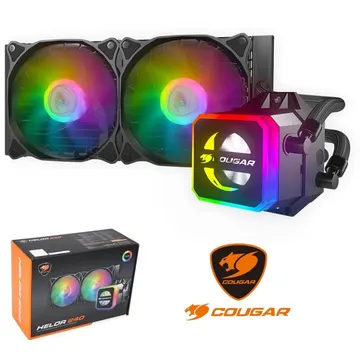 COUGAR Helor 240 LGA 20xx, 1366, 1200, 115xs, 775s, AM5/4, AM3+s...RJB LED light
