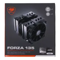 Cougar Forza 135LGA 20xx, 1700, 1366, 1200, 115xs, AM5/4, AM3+s.,Dual Fan