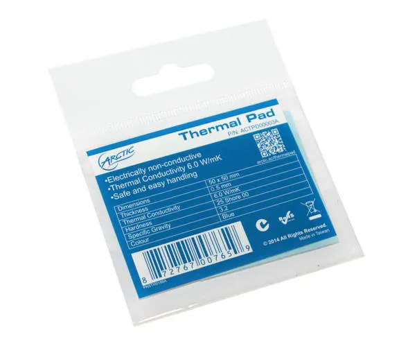 Thermal pad Arctic ACTPD00001A 50*50*0.5 mm