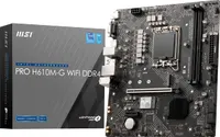 MSI Pro H610M-E D4 iH610 1700s DDR4 ready