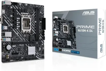 Asus Prime H610M-K D4 iH610 1700s DDR4 ready