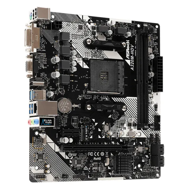 Asrock A320M DVS R4.0 AMD® A320 AM4s Ryzen