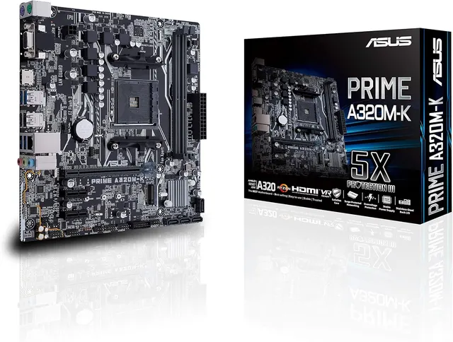 Asus Prime A320M-K AMD® A320 AM4s Ryzen