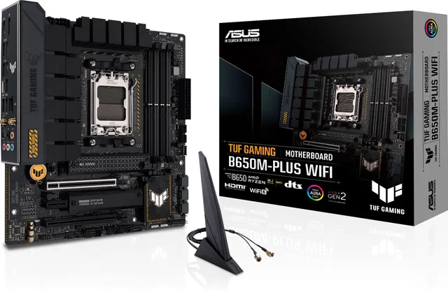 Asus TUF Gaming B650M-Plus WiFi AMD B650 AM5s Ryzen 7000/8000 DDR5 ready
