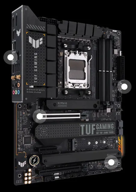 Asus TUF Gaming X670E-Plus WiFi AMD X670 AM5s Ryzen 7000/8000 DDR5 ready