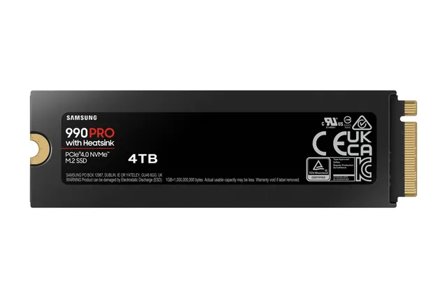 Samsung 990 Pro 4TB M.2 PCIe 4.0 NVMe (MZ-V9P4T0GW)