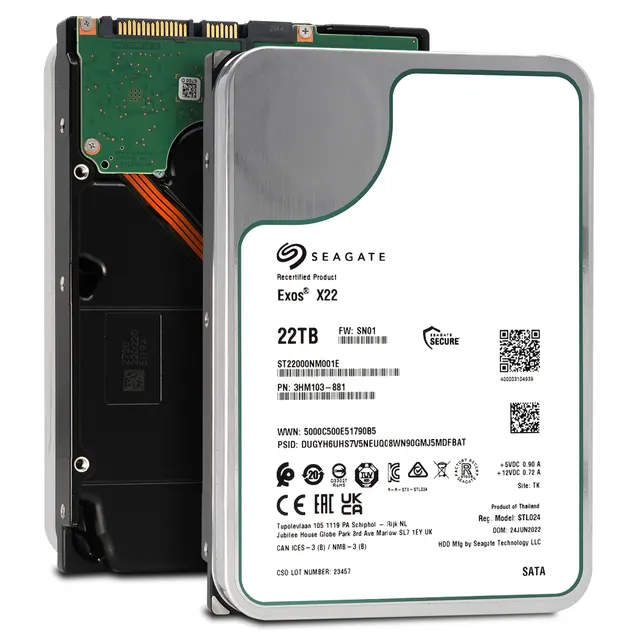 Seagate Exos 22TB (ST22000NM001E)