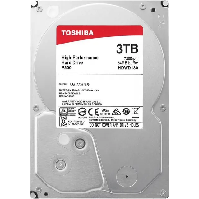 Toshiba P300 3TB (HDWD130UZSVA)