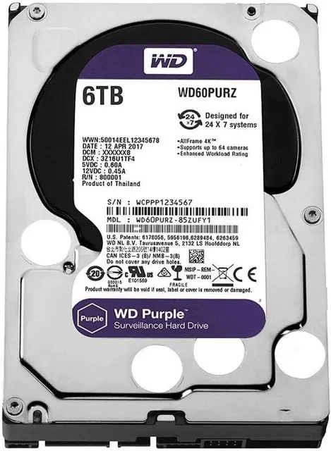 WD Purple 6TB (WD60PURZ)
