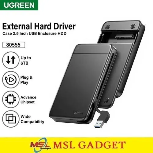 UGreeen 80555 USB 3.0 External case for 2.5" SATA HDD/SSD