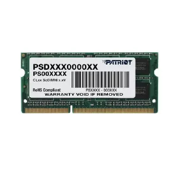 Patriot 4Gb DDR3 PSD34G16002S DDR3 4Gb 1600 MT/s 204pin