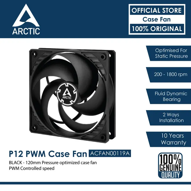 Fan case Arctic Cooling P12 PWM 5" (12cm) PWM