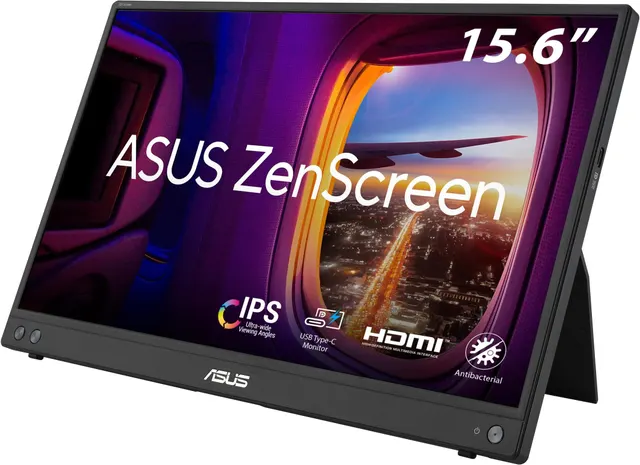 Asus ZenScreen MB16AHV Portable monitor, 15.6" USB-C, HDMI