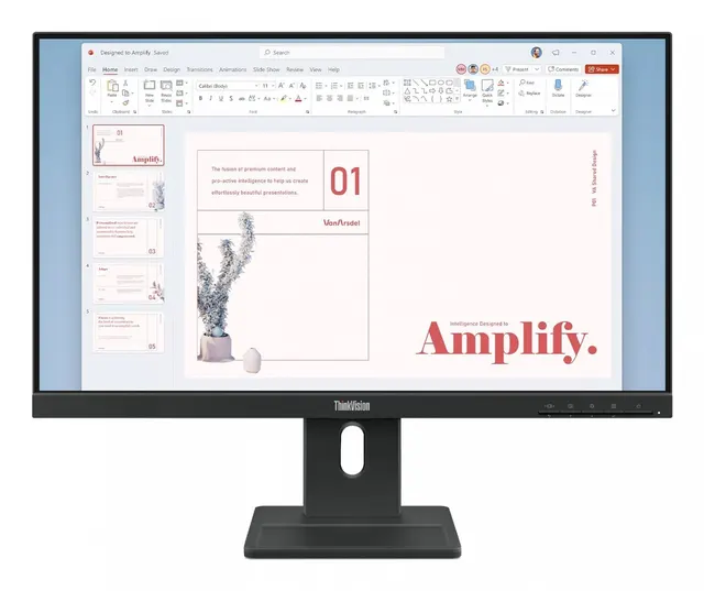 Lenovo ThinkVision E24-40 (64BAMAT1EU) WLED IPS monitor, 23.8" 4mc Full HD, 90° rotate, height adjust stand