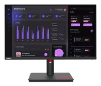 Lenovo ThinkVision T24i-30 WLED IPS Pro Series Monitor, 23.8" 4mc Full HD, 90° rotate, height adjust stand
