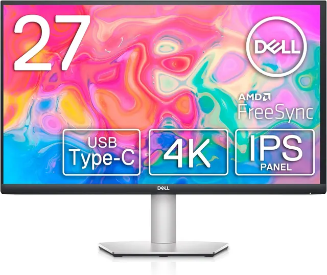 Dell U2724D 27" 5ms WQHD WLED IPS Pro series monitor, 90° rotate UltraSharp 90°, 99%sRGB